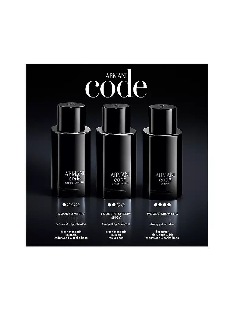 GIORGIO ARMANI Code Eau de Parfum 75ml Nachfüllbar keine Farbe