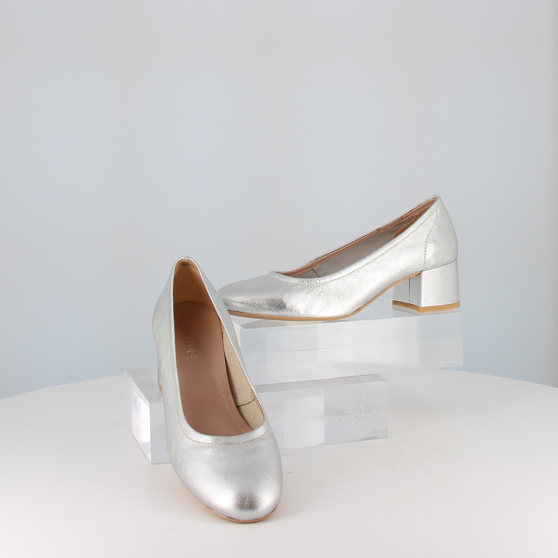 André - Mocassins NINAROSE Argent