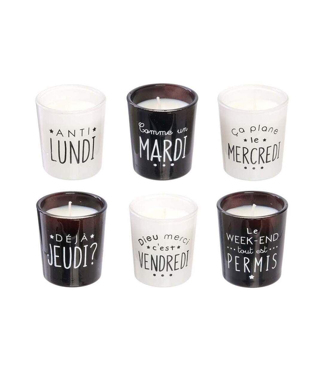 Coffret 6 bougies Humeur du jour