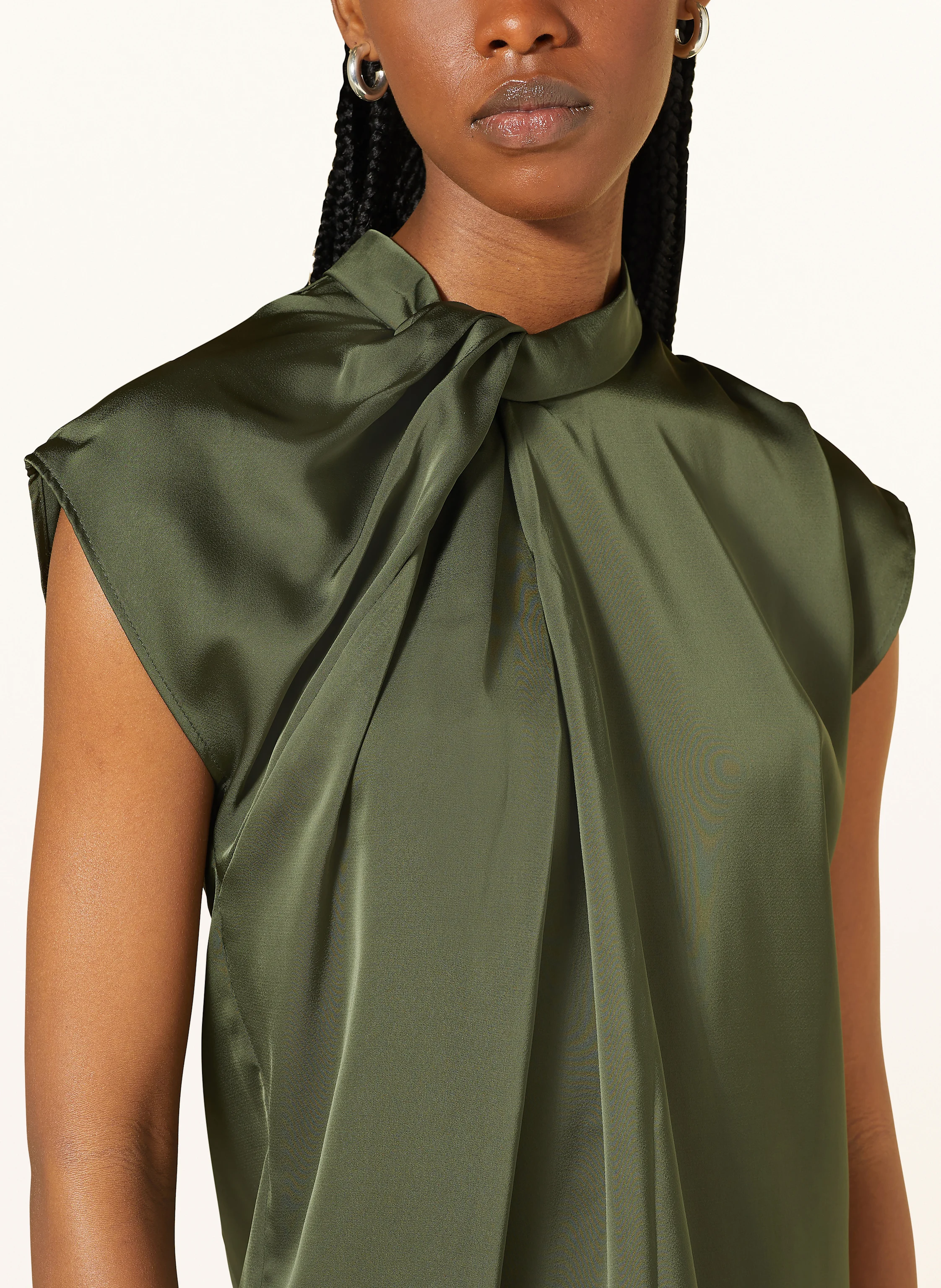 NEO NOIR Blusenshirt FLEUR aus Satin