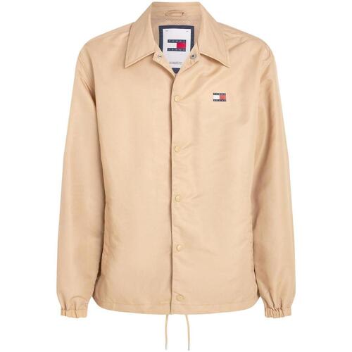 Tommy Jeans - TJM SOLID COACH JACKET Beige