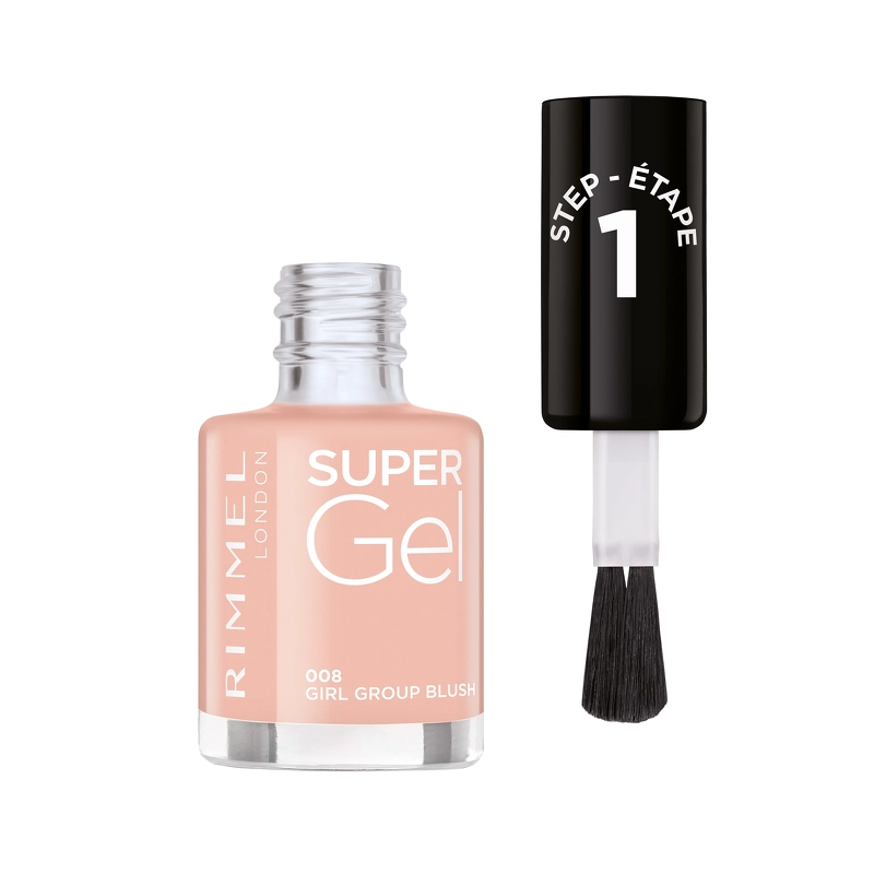 RIMMEL Super Gel Nail Polish 12 ml - 008 Girl Group Blush