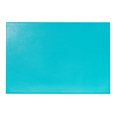 L'Agenda Moderne Satiny - Sous-main simple - 56 x 38 cm - bleu canard - Quo Vadis