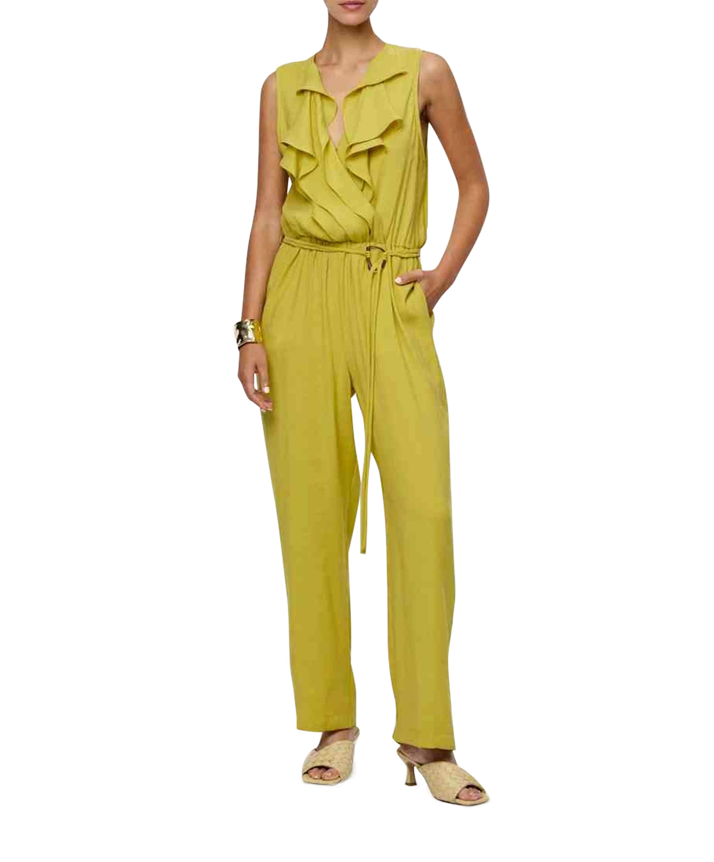 Dante6 Orlune dames jumpsuit geel