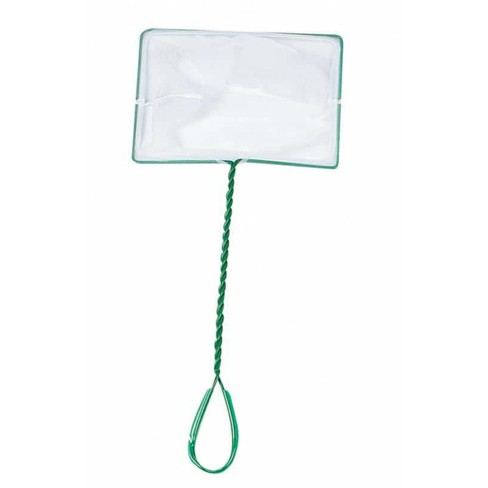 Epuisette xl 20 cm x 14 cm x 46 cm filet fin aquarium