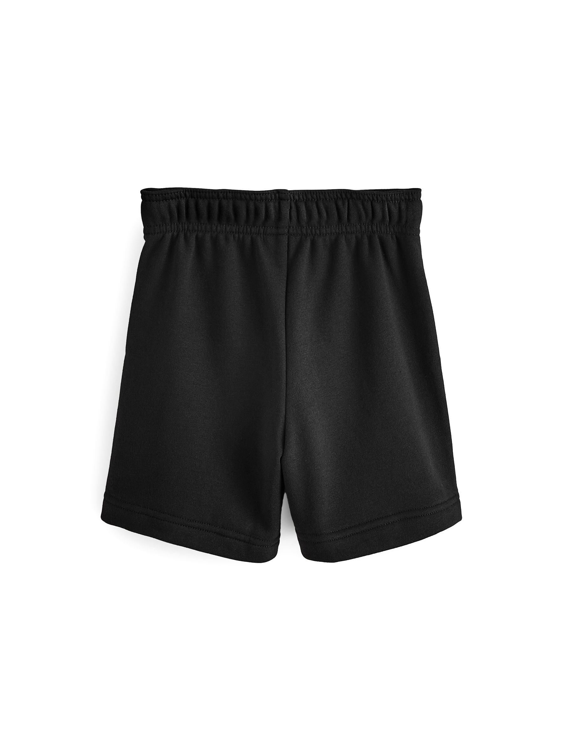 Zwart - Gap logo shorts met fleecevoering en elastische taille (4 - 13 jr)
