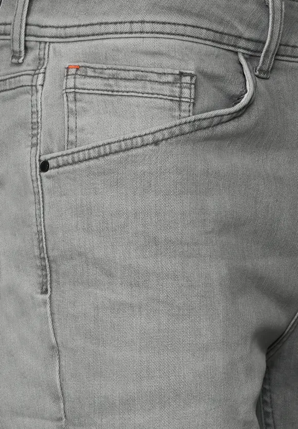 Slim Fit Jeans - light grey heavy bleached