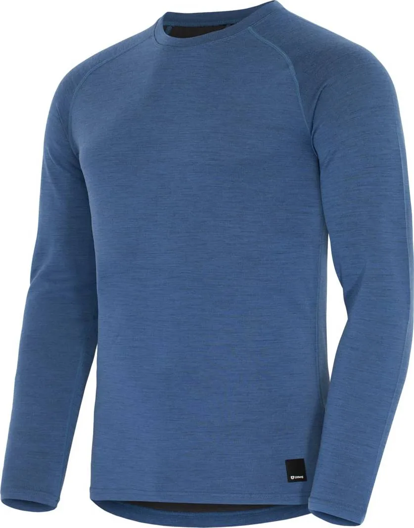 Urberg Merino-Bamboo Base Layer Top Men True Navy/Asphalt