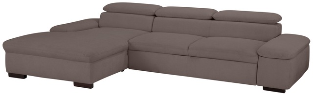 Home affaire Ecksofa »Alberto L-Form« mit Kopfteilverstellung, wahlweise mit Bettfunktion