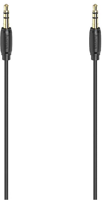 Hama Audio 3,5 mm til 3,5 mm guldbelagt kabel 1,5 m