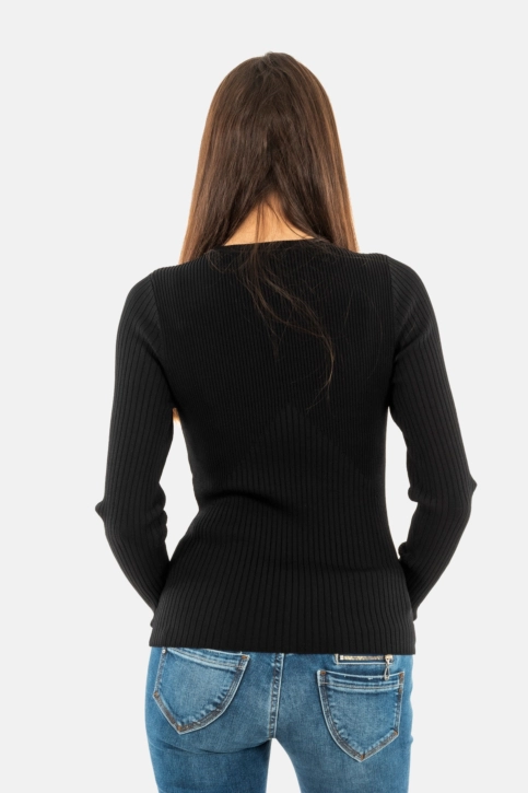 Pull hiver guess jeans destiny jblk jet black a996