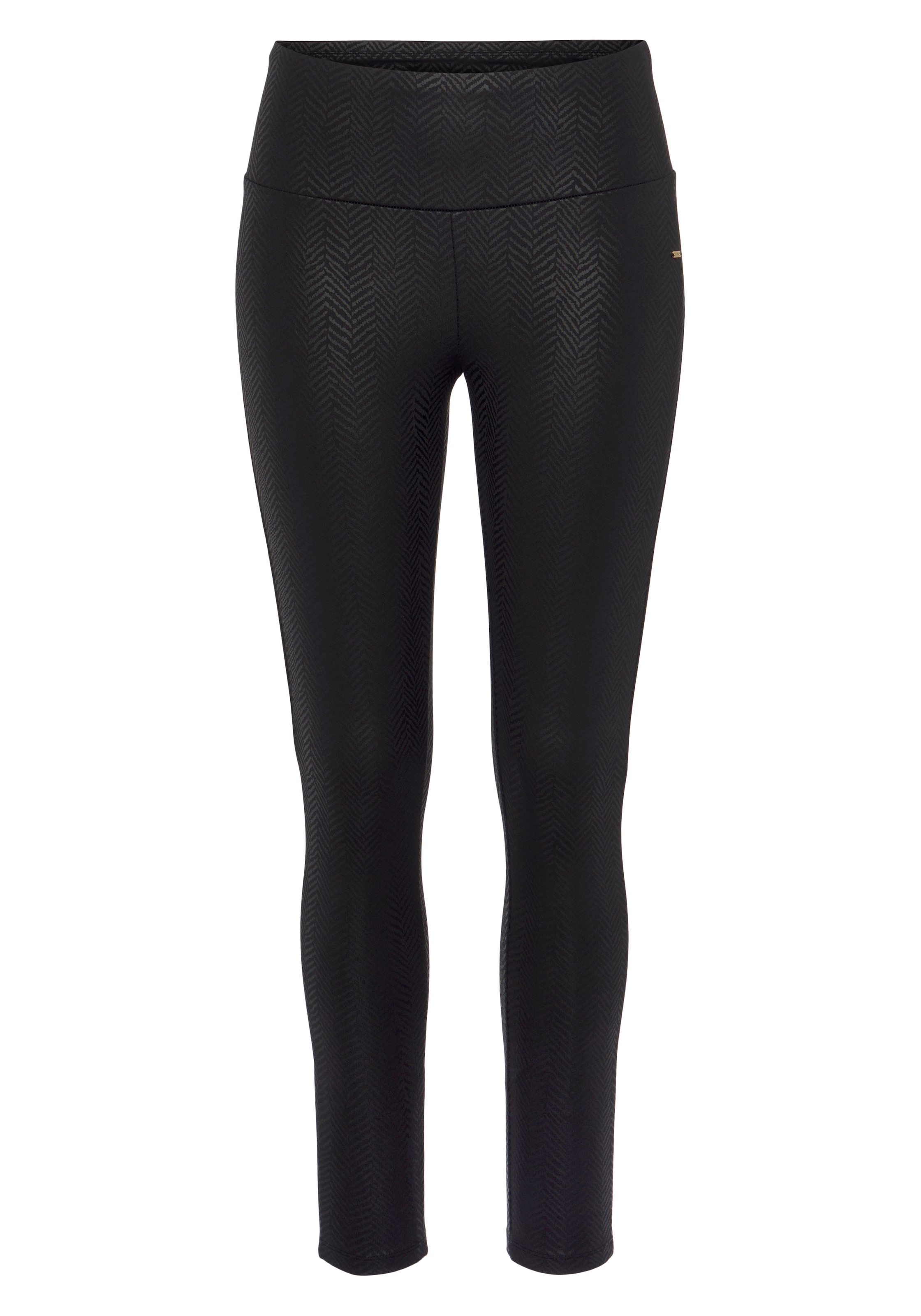 LASCANA Leggings  mit schimmerndem Alloverdruck