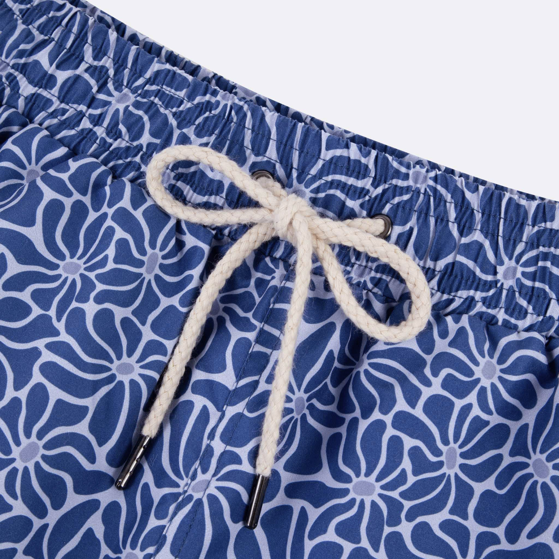 Maillot de bain bleu indigo polyester recyclé - modèle mimizan