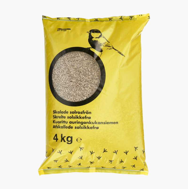 Skrelte solsikkefrø, 4 kg