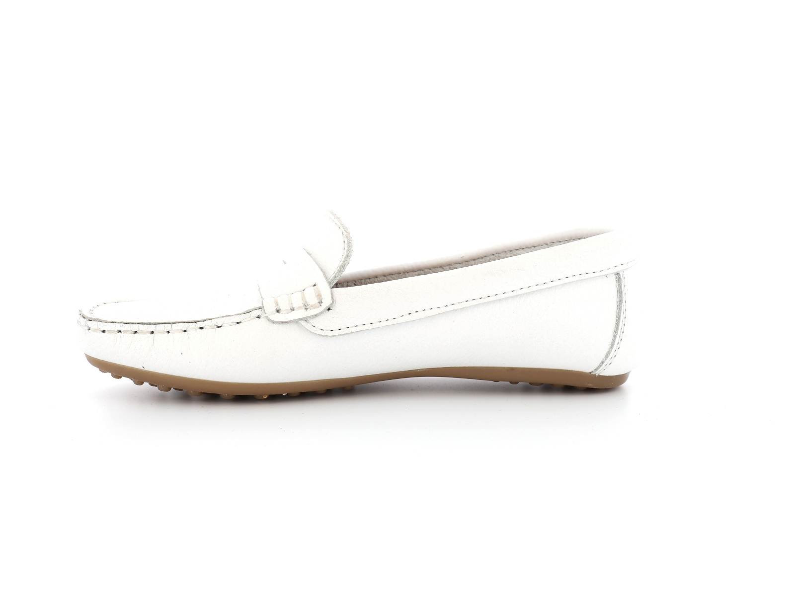 Benson shoes-84050 Cuir Blanc