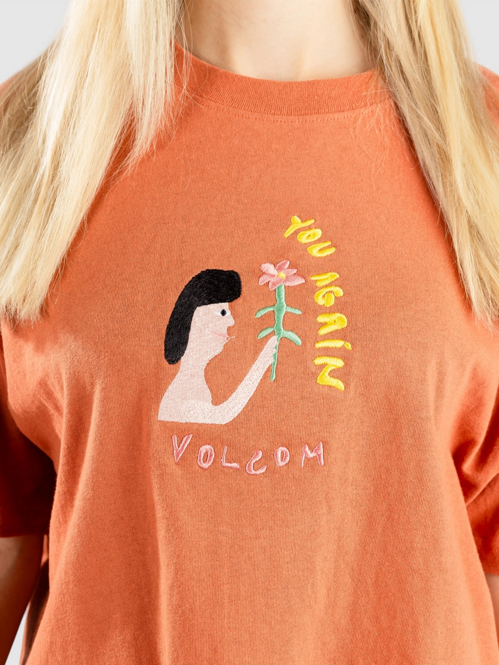 Volcom Fa Arthur Longo T-Shirt rosewood