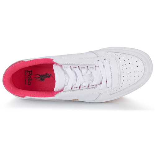 Polo Ralph Lauren - POLO CRT PP-SNEAKERS-LOW TOP LACE Blanco / Rosa