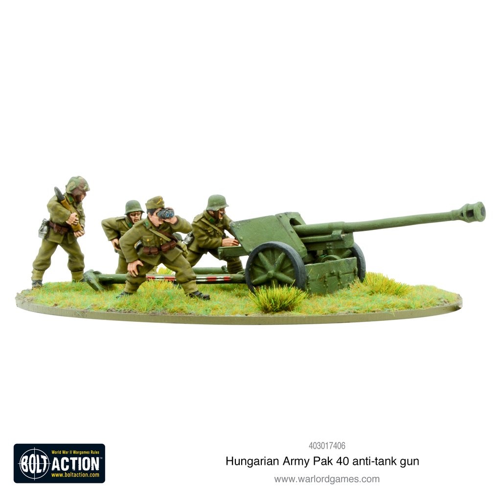 Bolt Action - Hungarian Army Pak 40 anti-tank Gun