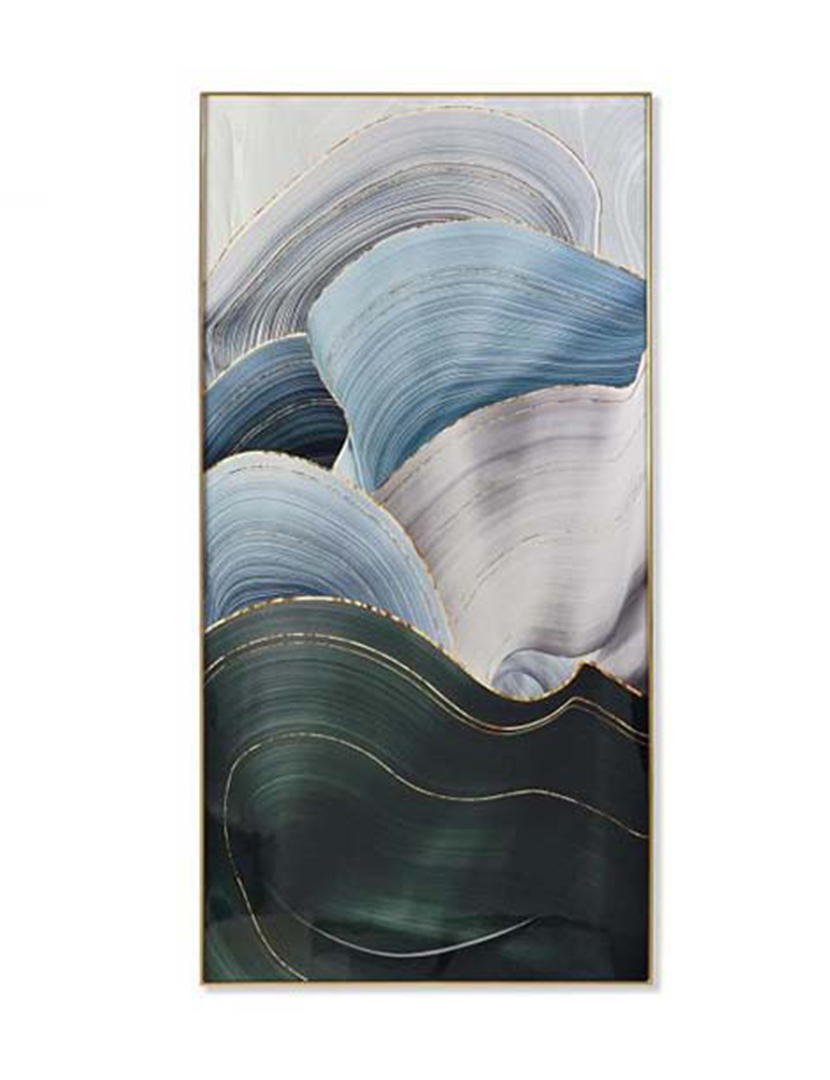 Abstract Blue Frame