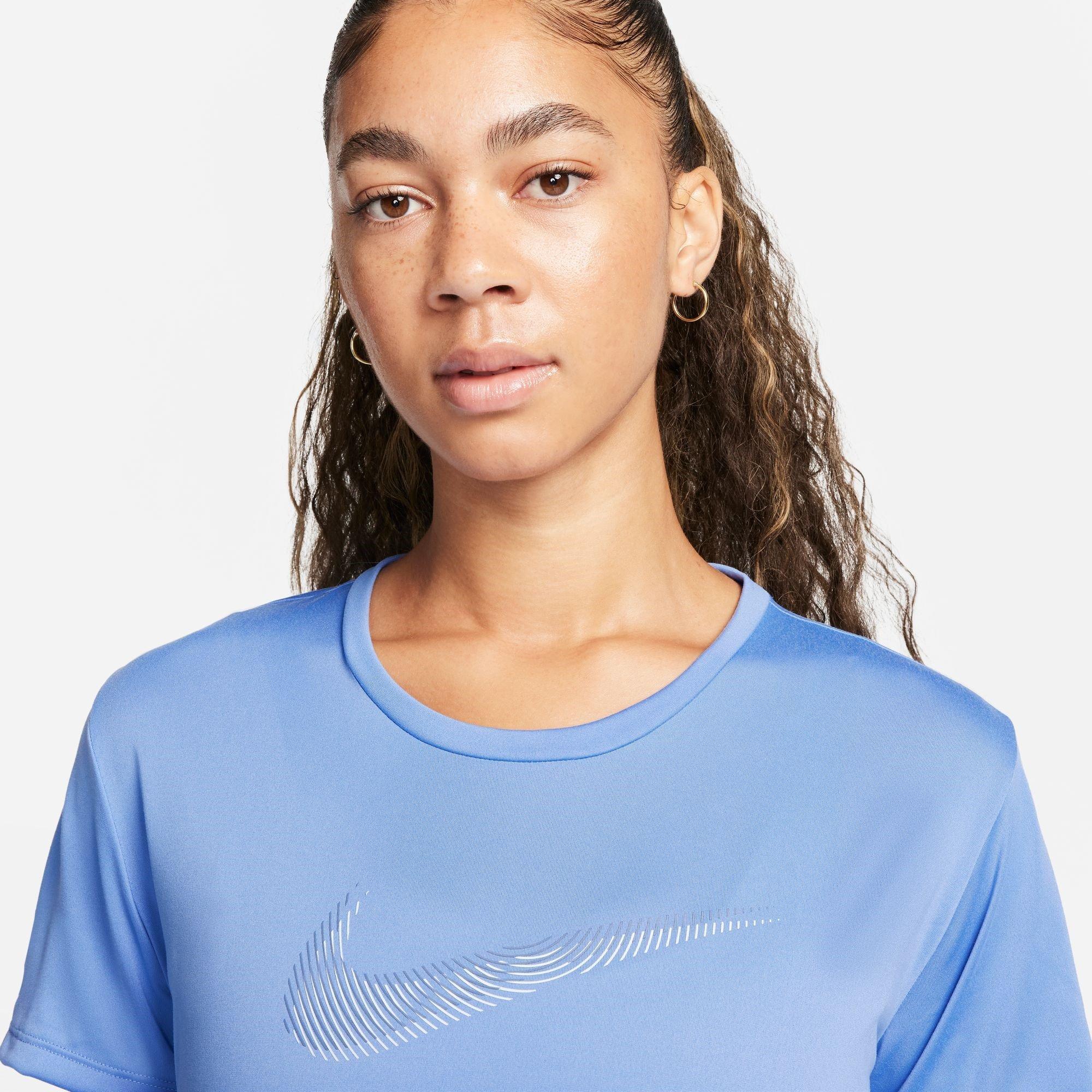 Nike Dri FIT Swoosh Womens Short Sleeve Running Top