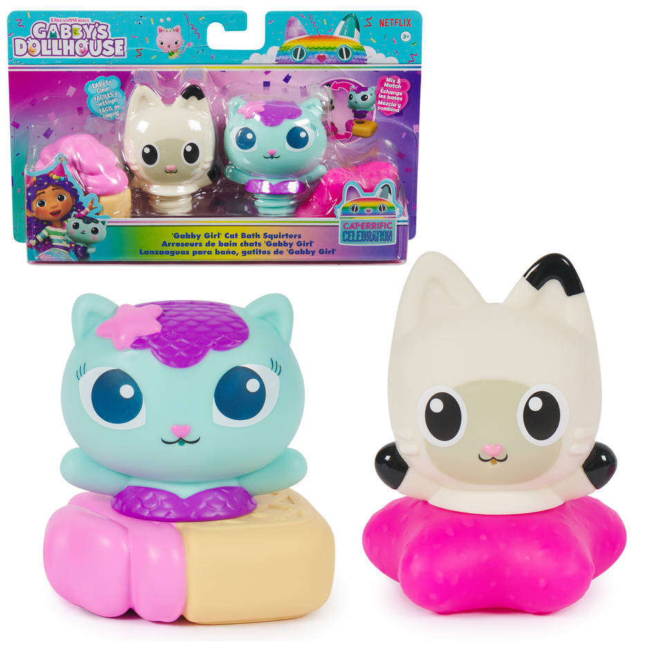 Gabby's Poppenhuis waterspuiters badfiguren