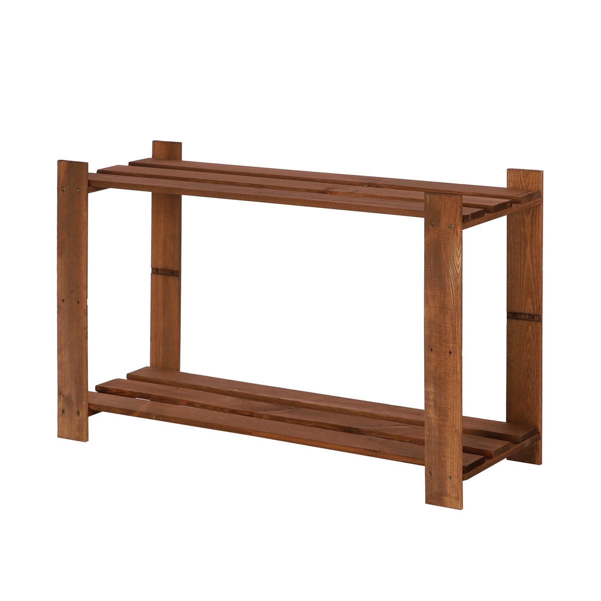 PROREGAL Houten Plank Pinepeak HxBxD 50 x 80 x 28 cm 2 Planken 1,2 cm Dik Dennenhout Bruin