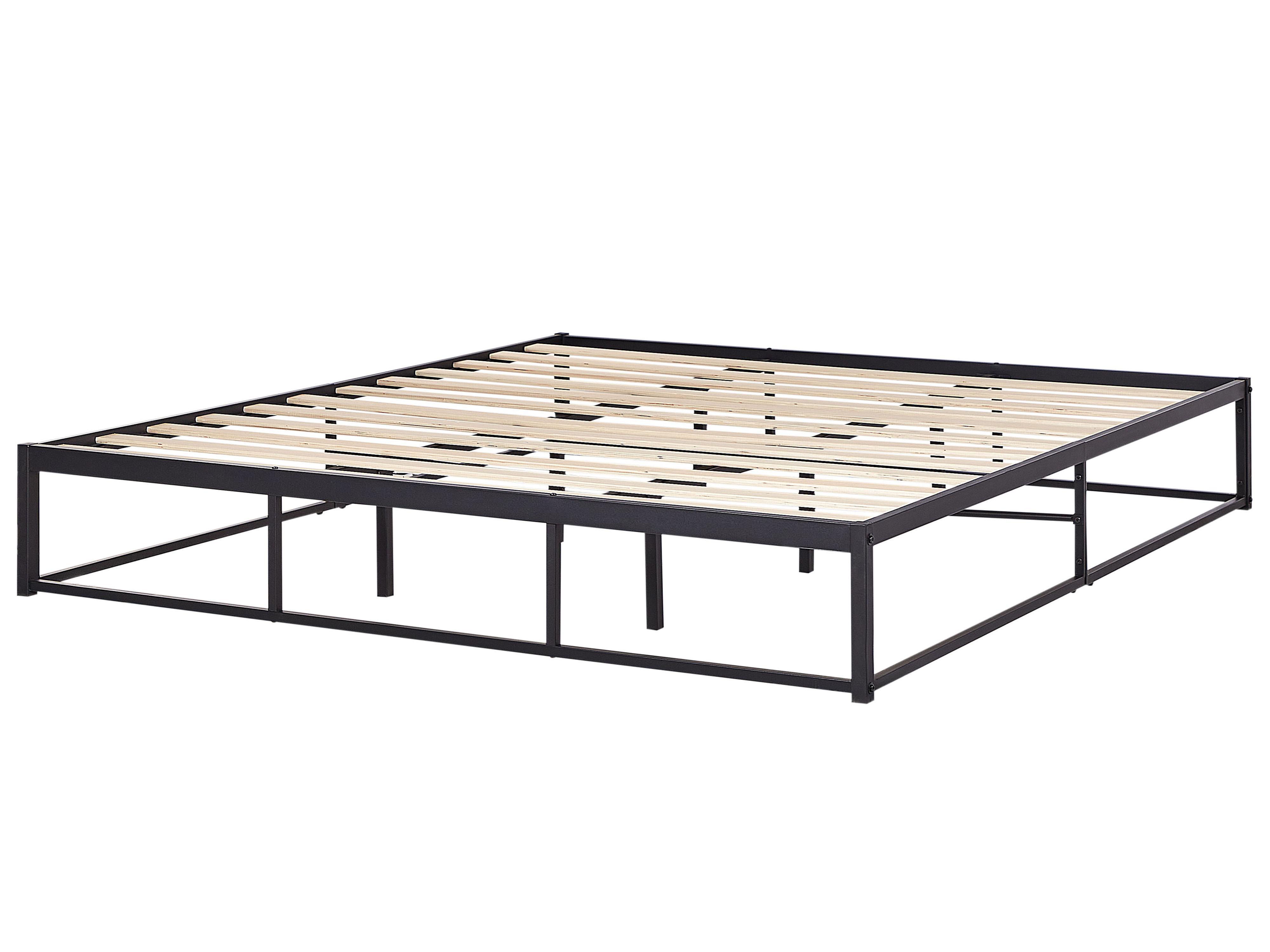 Bed Metaal VIRY 180 x 200 cm Zwart