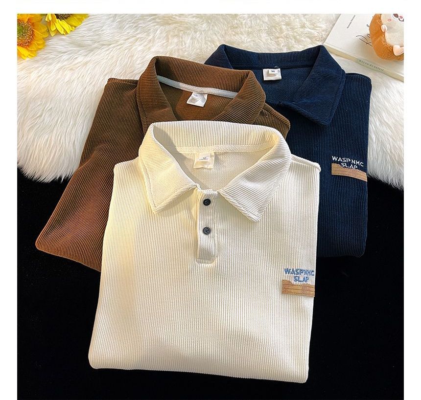 Zentrus - Poloshirt met korte mouwen en geborduurde letters