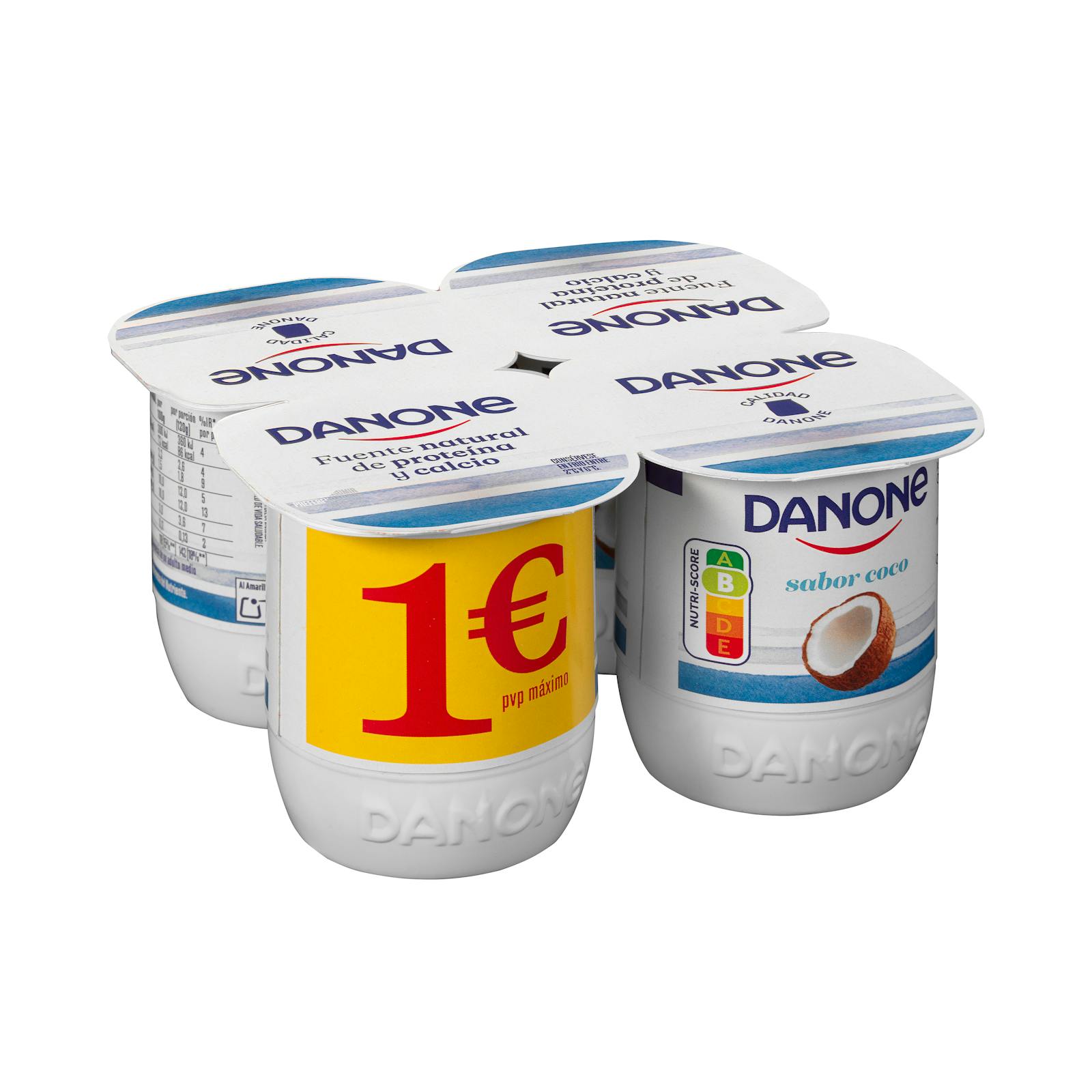 Yaourt Danone à la noix de coco