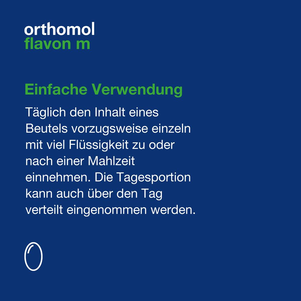 Orthomol Flavon m - Mikronährstoffe für Männer - Zellschutz mit Vitaminen, Selen, Zink, Omega-3-Fettsäure und Folsäure - Kapseln