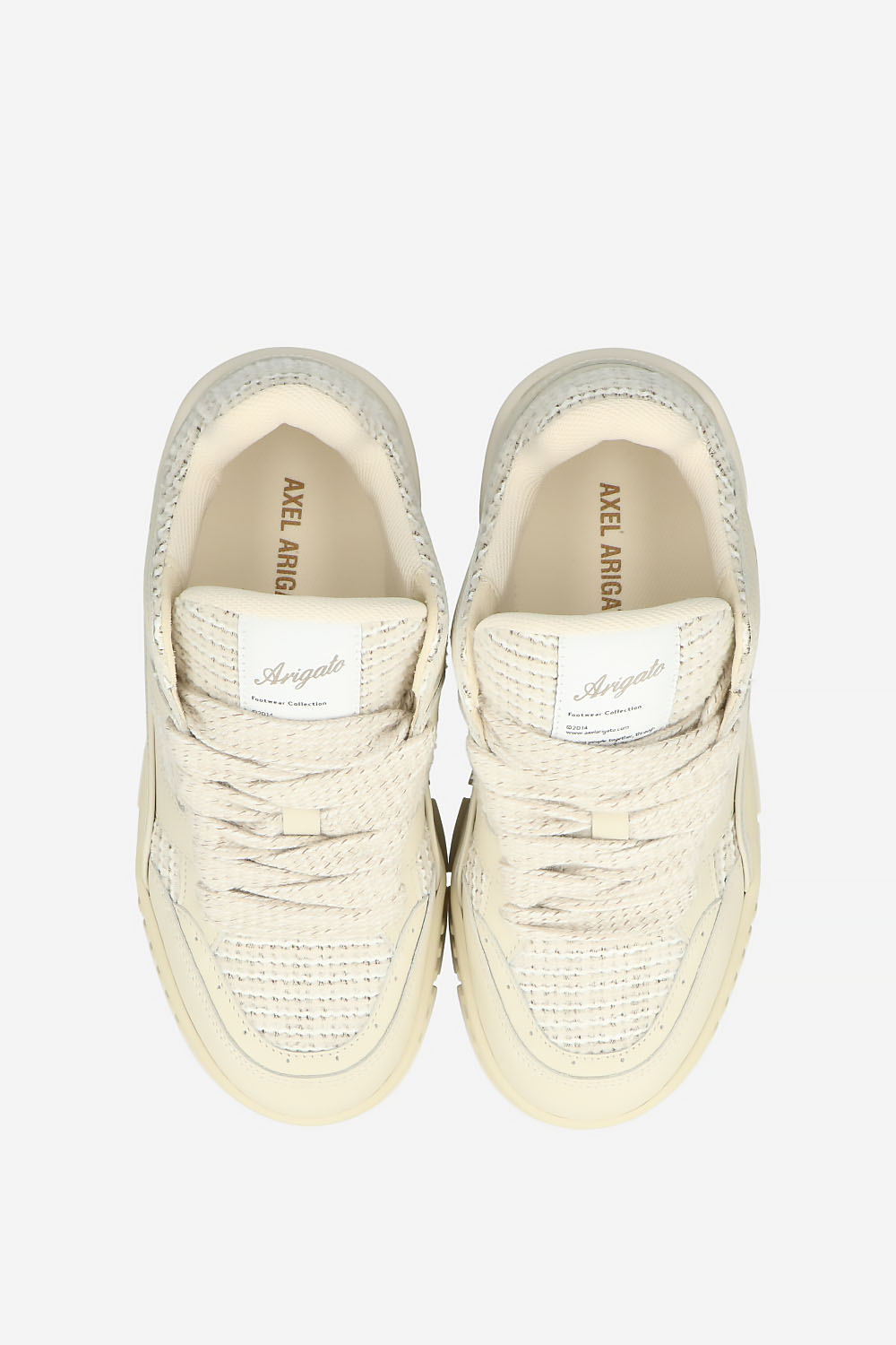 Area lo leather/fabric sneakers