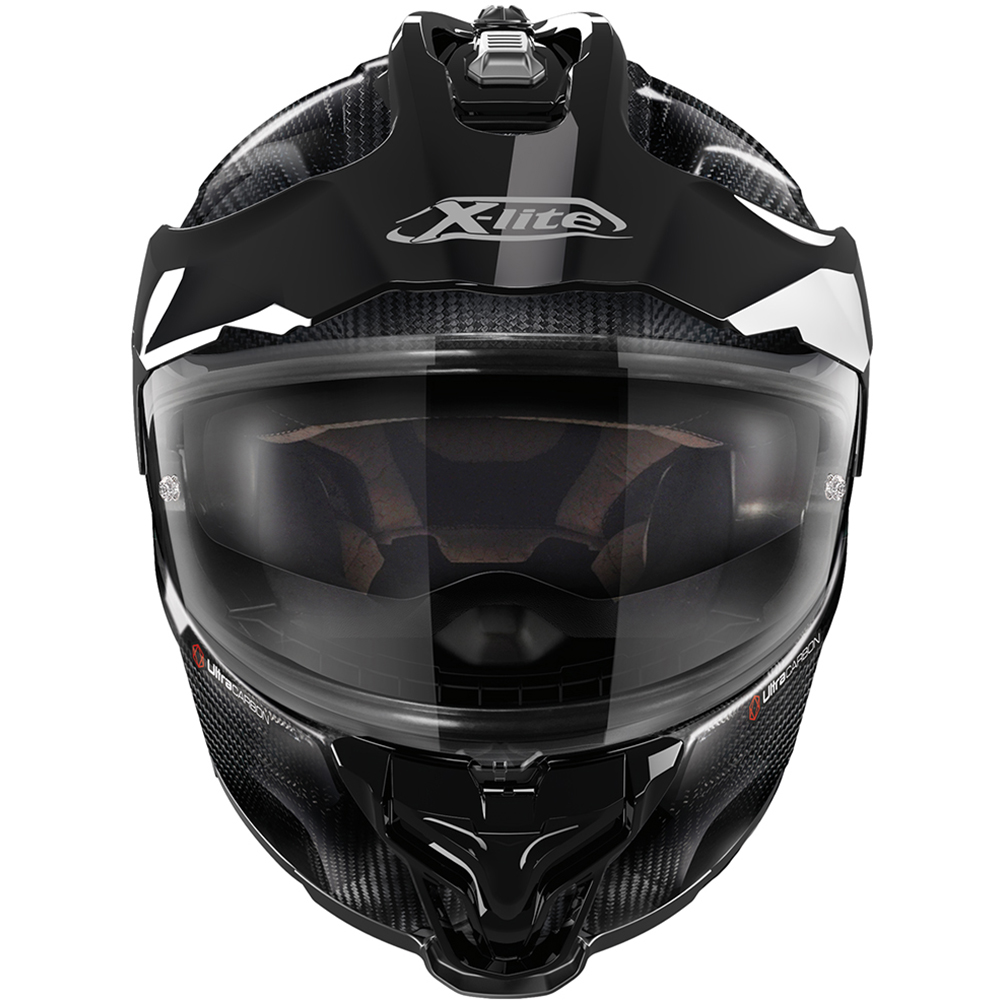 X-lite - Casque X-552 Ultra Carbon Puro N-Com Noir Brillant