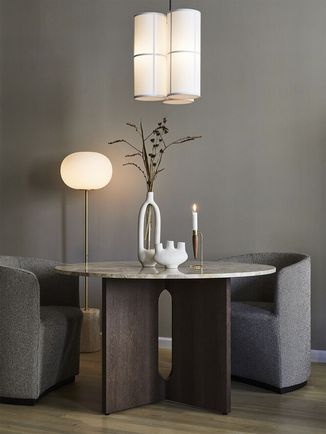 Audo Copenhagen Hashira Pendant, Cluster, Large, Ra Beige