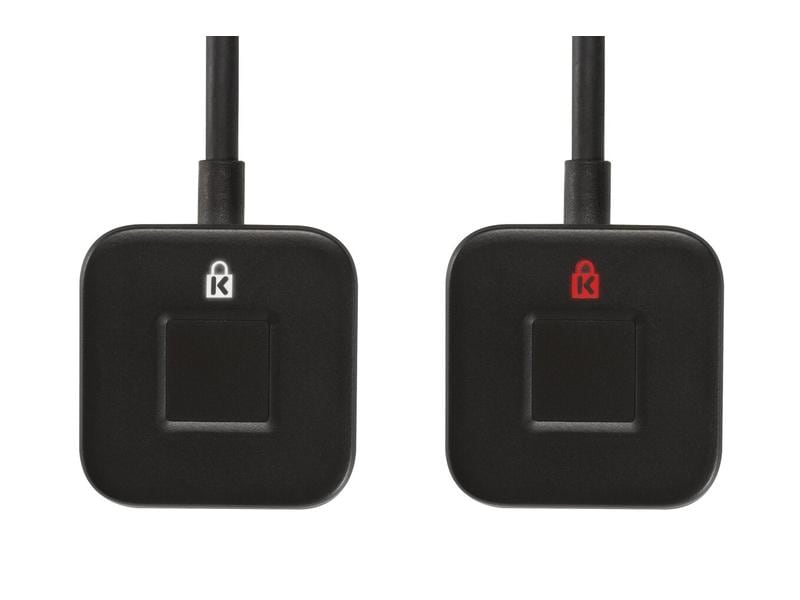 Kensington VeriMark Desktop Fingerprint Key USB-A, 1 Stück USB-Fingerabdruckscanner mit 1.2 m langen USB-Kabel