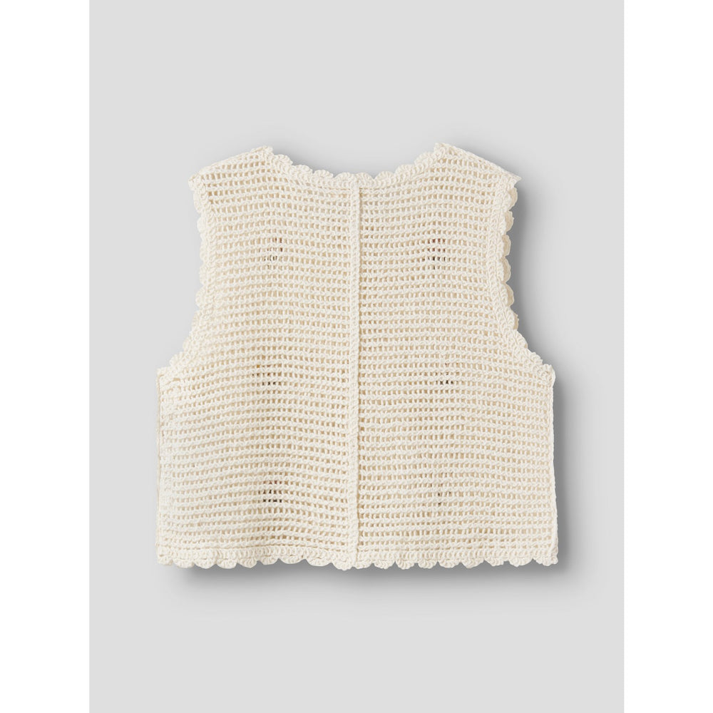 Køb Lil'Atelier Coconut Milk Nmfflora Strik Vest Lil