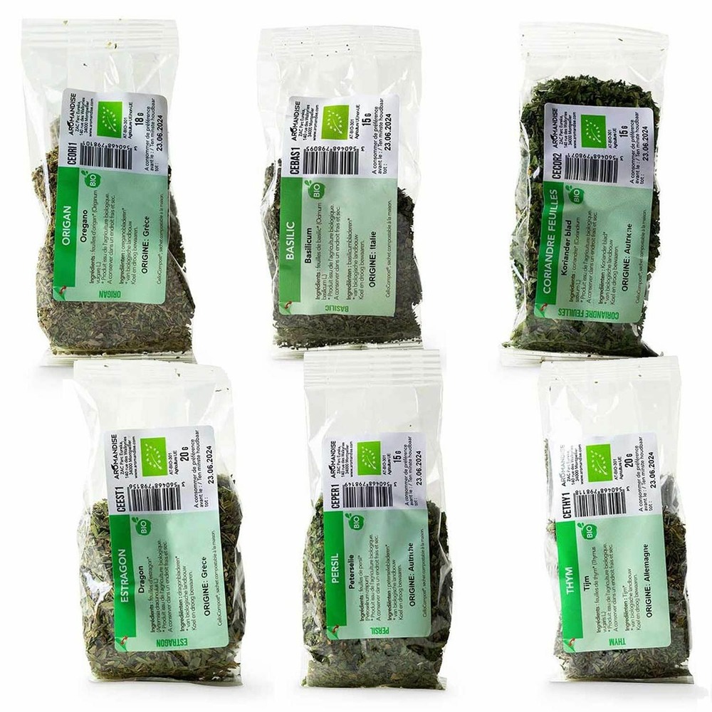 Kit 6 aromates bio