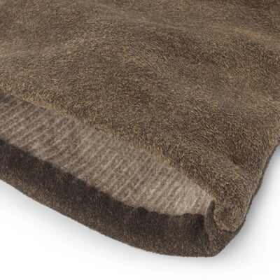 Damenhandschuh Ziegenvelours, Braun
