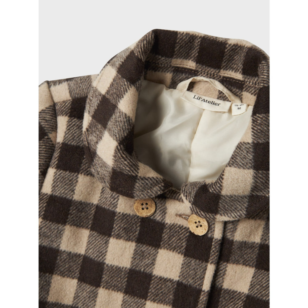 Køb Lil'Atelier Turtledove Nmfnima Loose Long Jkt Lil