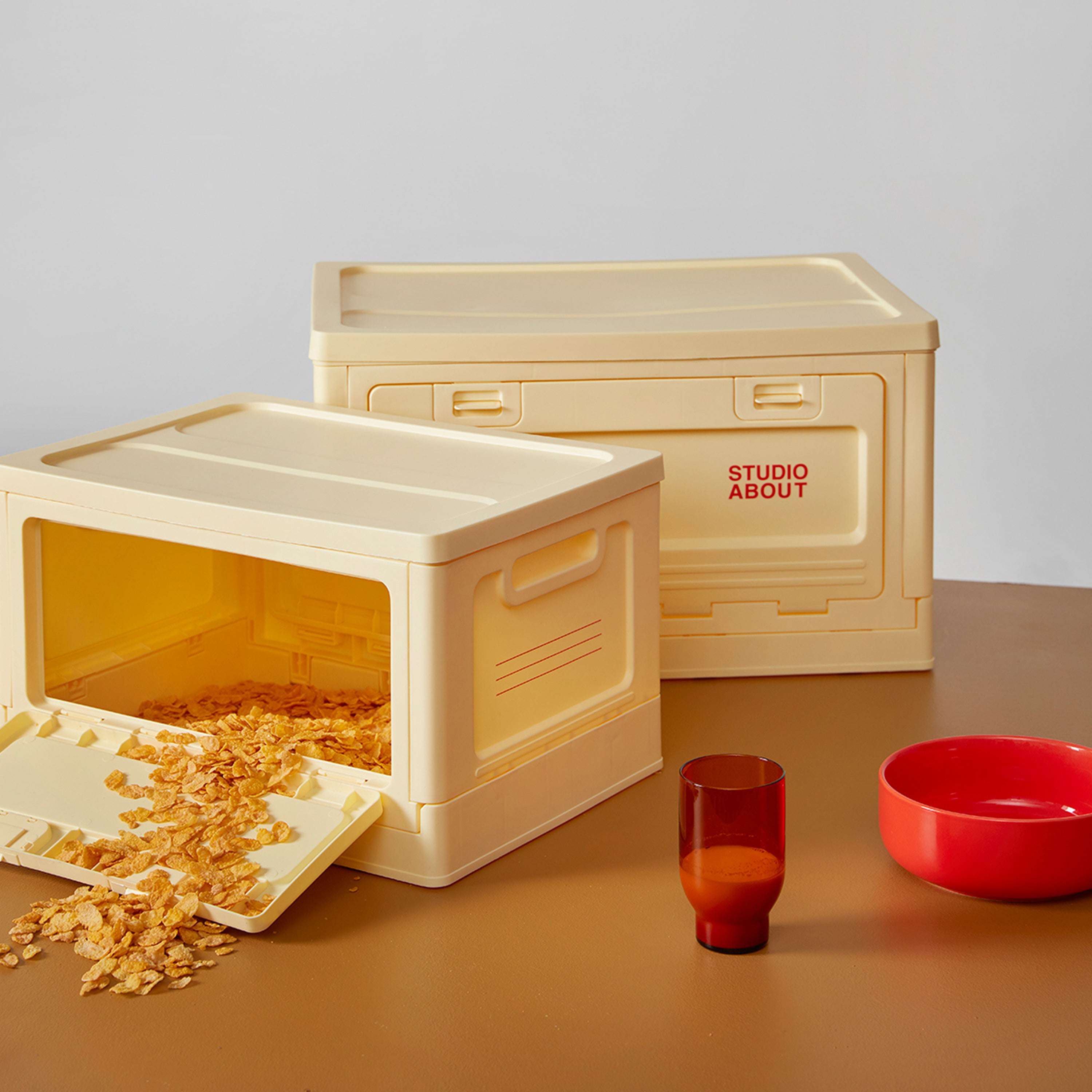 Studio About Box Opbergkrat Large - Light Yellow