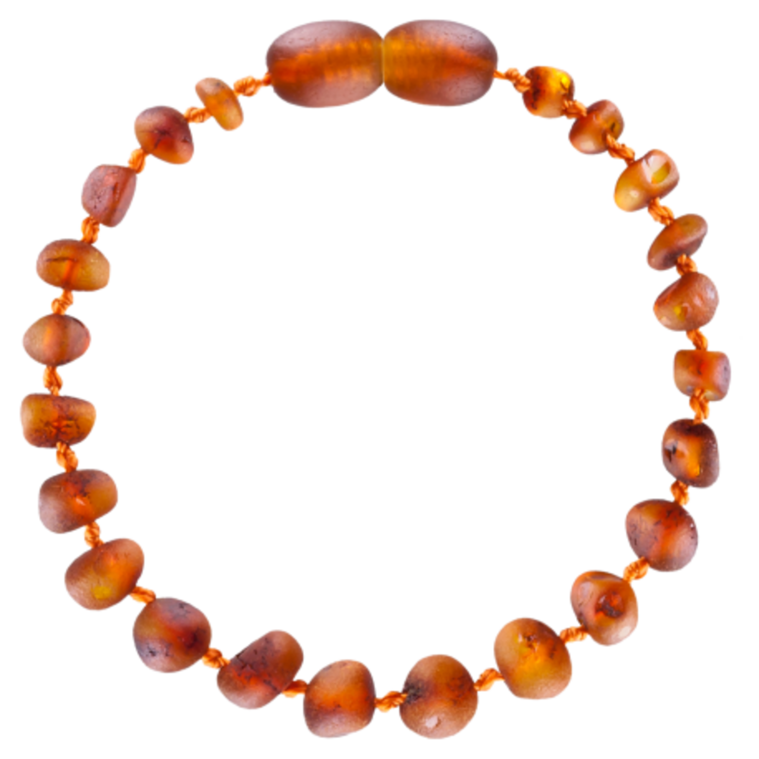 Barnsteen | Armband | Ruw | Baroque Cognac | 14 cm