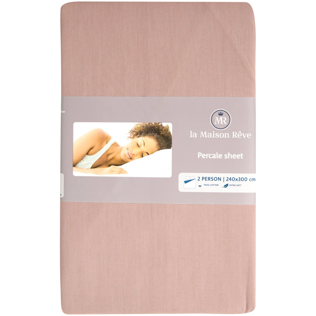 Drap en percale de coton La Maison Rêve