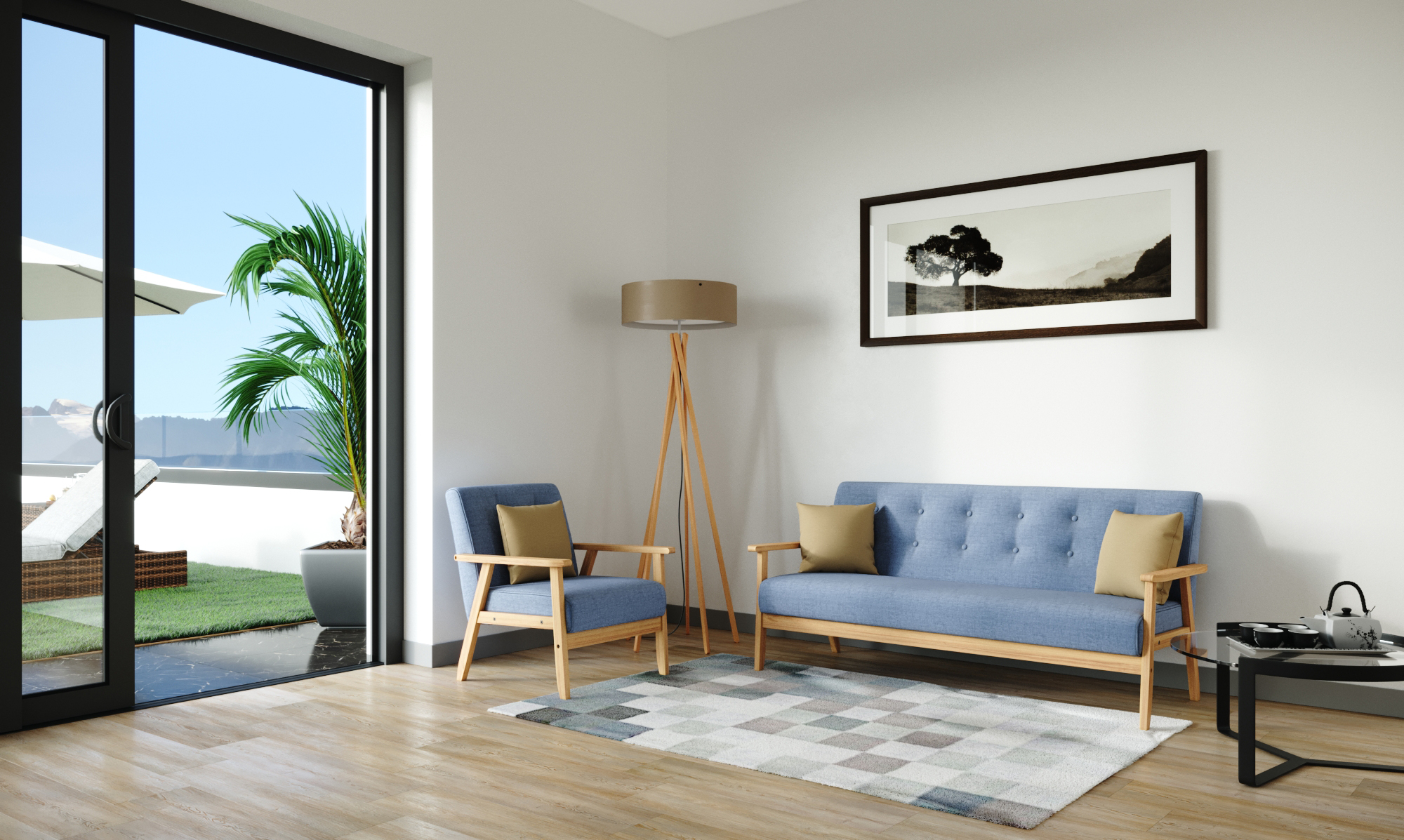 Sessel EDDY blau