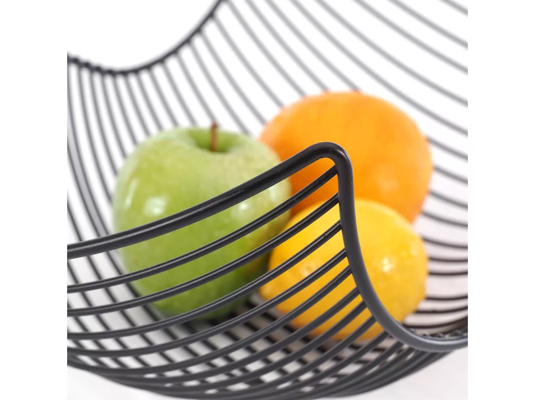 PANIER DE FRUITS SALOMON Métal noir mat