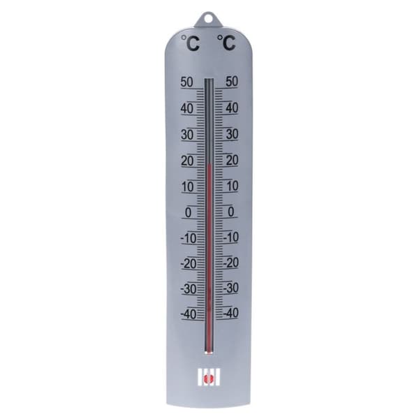 Analogt termometer: Lufttemperatur innendørs/utendørs, -40°C til 50°C