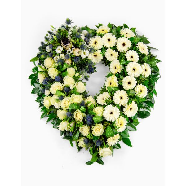 Flores no Cais Coração de Funeral #1 (Premium)
