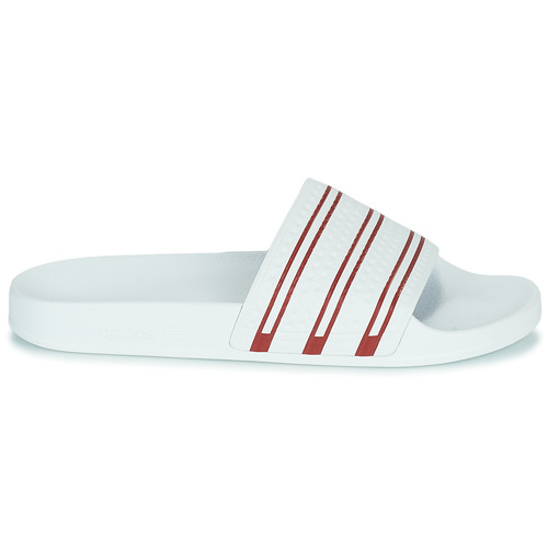 adidas Originals - ADILETTE Blanco / Rojo
