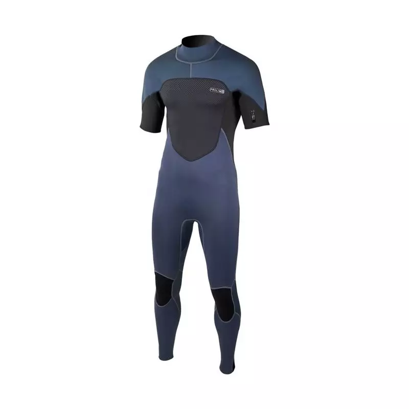 Combinaison steamer PROLIMIT Fusion Shortarm Backzip 3/2 Q-lining FL Misty Blue
