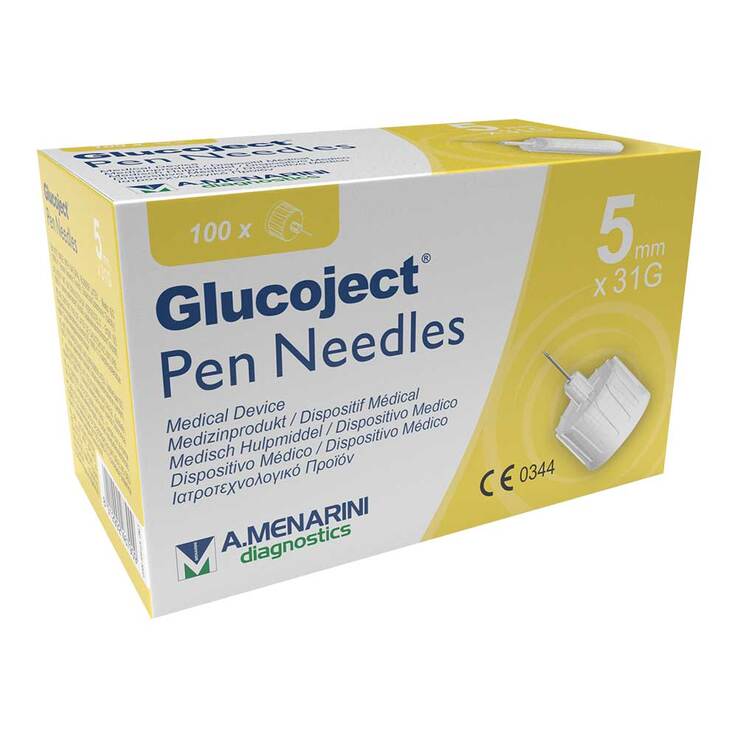 Glucoject Pen-Nadeln 31 Gx5 mm 0,25 mm, 100 St