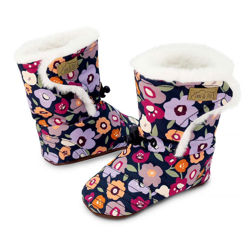 Jan and Jul Jan and Jul Stay-Put Winter Booties Winter Flowers