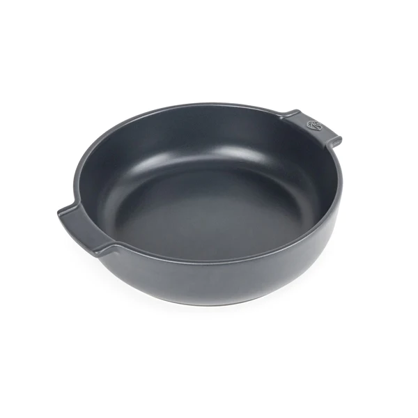 Plat four rond céramique ardoise 27 cm Peugeot
